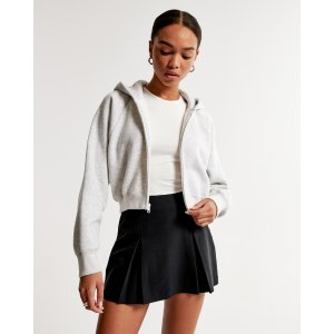 Abercrombie & Fitch Shrunken Sunday Hooded Full-Zip