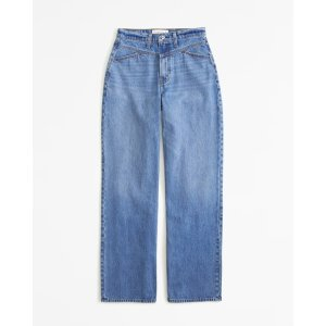 Abercrombie & Fitch Curve Love High Rise Loose Jean