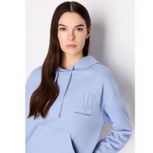 Armani Exchange Icon logo hooded sweatshirt 