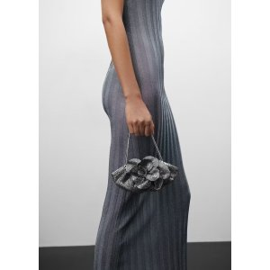 Mango Rhinestone maxi-flower bag