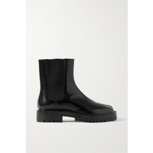 Maison Margiela Tabi County split-toe patent-leather Chelsea boots