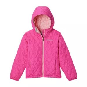Columbia Columbia Bella Plush™ Little & Big Girls Hooded Lined Water Resistant Midweight Quilted Jacket