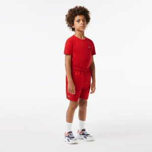 Lacoste Kids' SPORT Diamond Weave Shorts