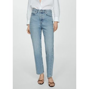 Mango Straight jeans with forward seams