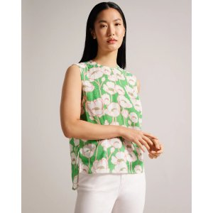 Ted Baker Kelany Short Sleeve Top With Shoulder Detail