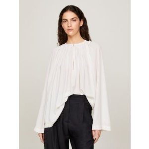 Tommy Hilfiger Gathered Crepe Top