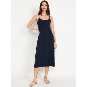Gap Fit & Flare Cami Midi Dress