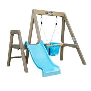 kidkraft My First Wooden Swing Set