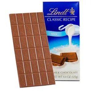 Lindt Milk Chocolate CLASSIC RECIPE Bar (4.4 oz)
