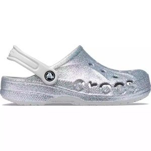 Crocs Men's and Women's Shoes - Baya Glitter Clogs, Slip On Glitter Shoes