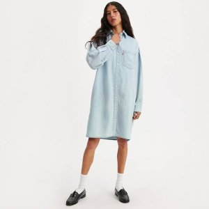 Rhea Denim Shirt Dress