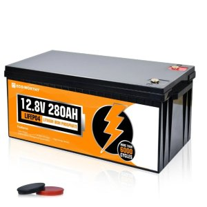 ECO-WORTHY 12V 280Ah 300Ah LiFePO4 Lithium Battery