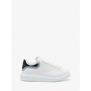 Alexander McQueen Men's Oversized Sneaker in White/black