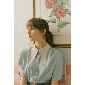 miss patina Colette Shirt (Blue)
